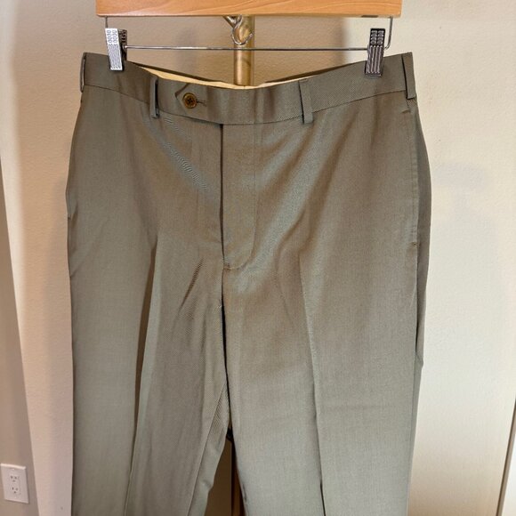 Brooks Brothers Madison Wool Dress Pant in Tan Mens 34x32 - Picture 6 of 9